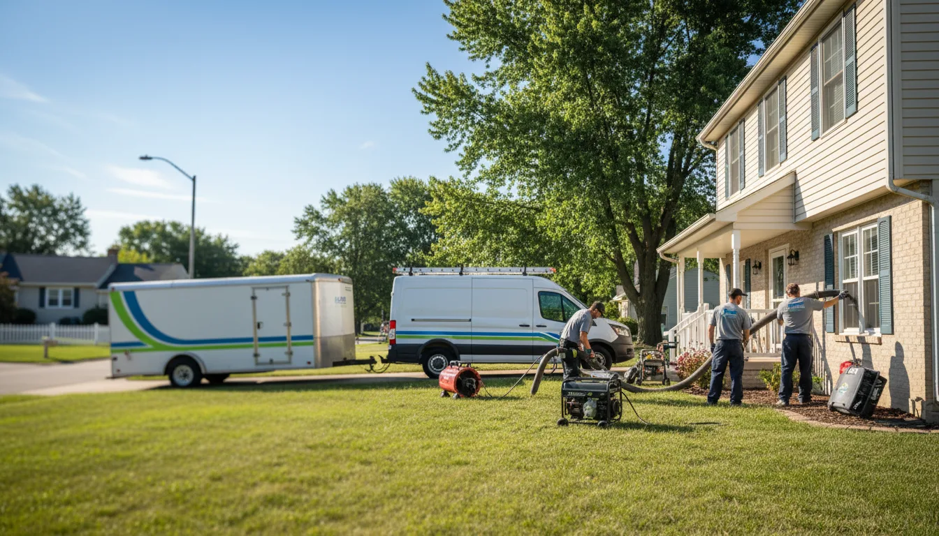 Flooded Basement Restoration And Cleanup With Repair in Mcclure, IL near me